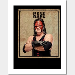 Kane // wwe design Posters and Art